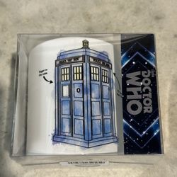 NEW! BBC Doctor Who TARDIS Watercolours Large Coffee Mug