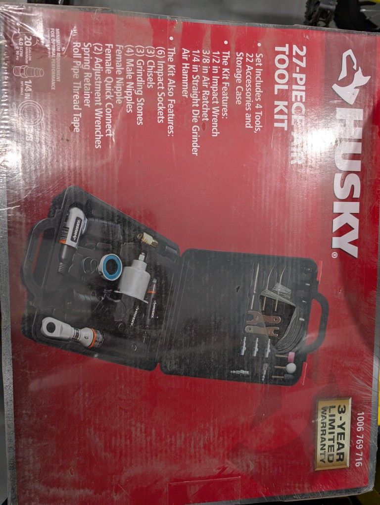 Husky 27 Piece Air Tool Kit