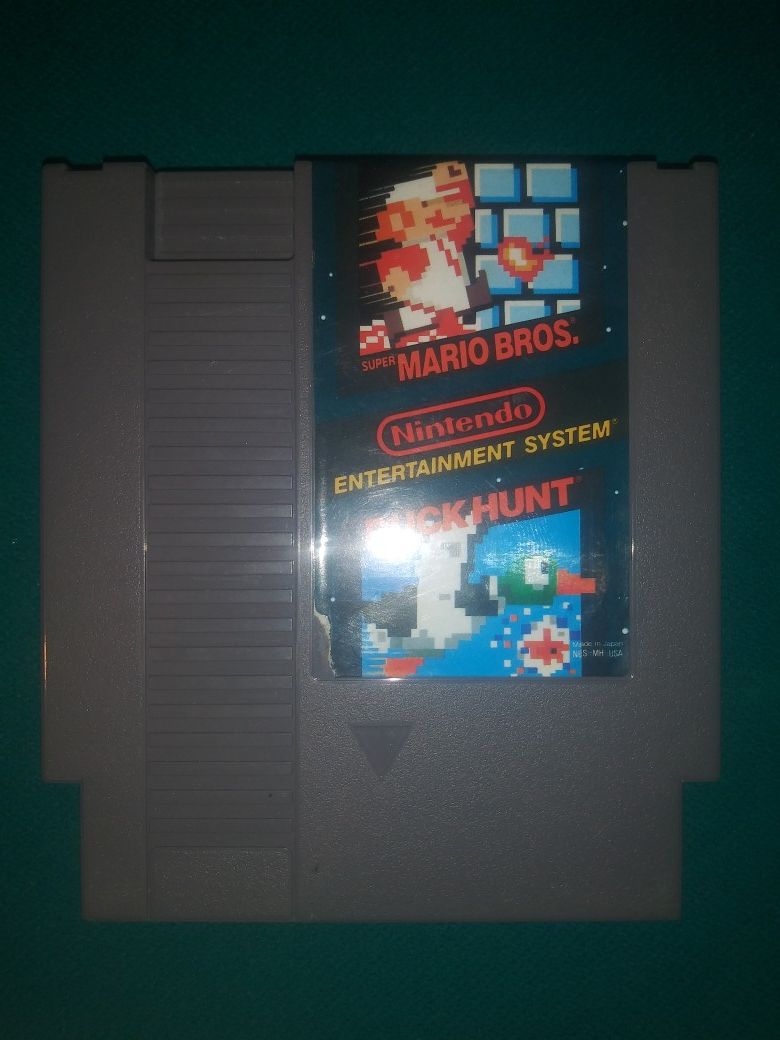 Nintendo Combo Pack Super Mario Bros and Duck Hunt Vintage 80's