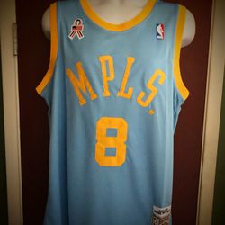 Los Angeles (Minneapolis) Lakers #8 Kobe Bryant throwback MPLS NBA Jersey - M.L.XL.2X 