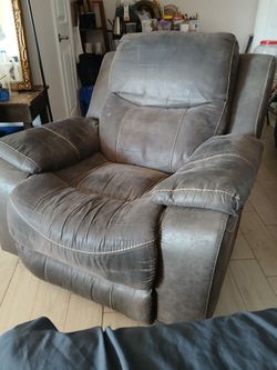 Grey Recliner Comfortable Couch(LazBoy)