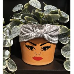 Handmade Face Pot (plant NOT included)