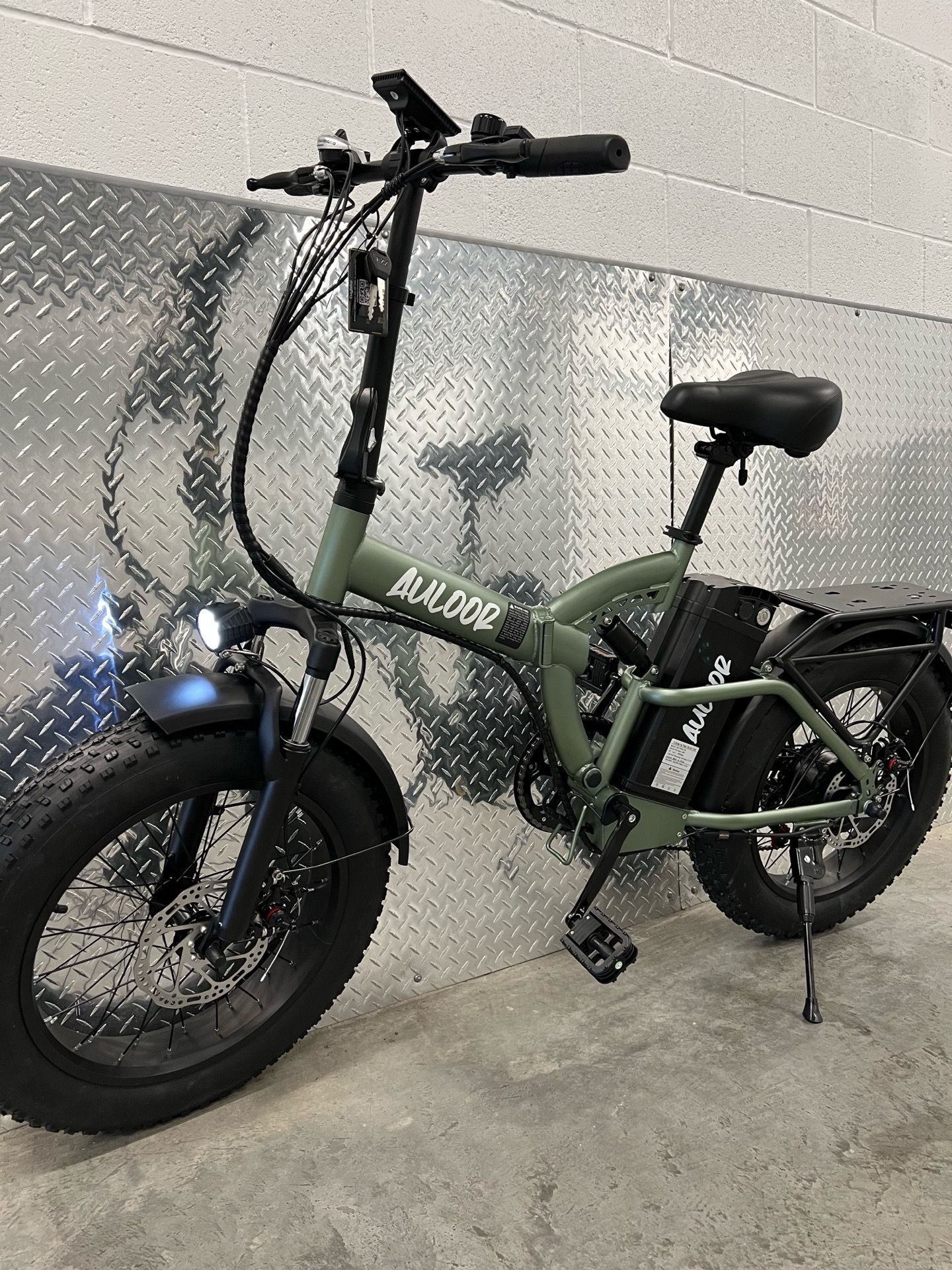 ✅BRAND NEW - 1000 Watt Folding Electric Bike Lightweight 20x3.0 Fat Tire, 20ah, 32mph, 50-80 Mile Range, Heavy Duty Rear Rack