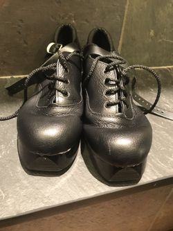 Amazing condition. Rutherford Irish Dance flexible Hard Shoes, Size 5 1/2 Wide