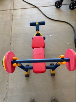 Toddlers/kids weightlifting set