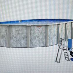 Swimming Pool 18’ X 33’ Oval Never Used