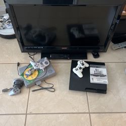 PS1, PS3 & 32” Vizio FLat Panel