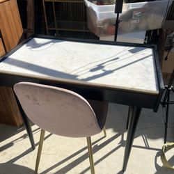 Small desk and chair