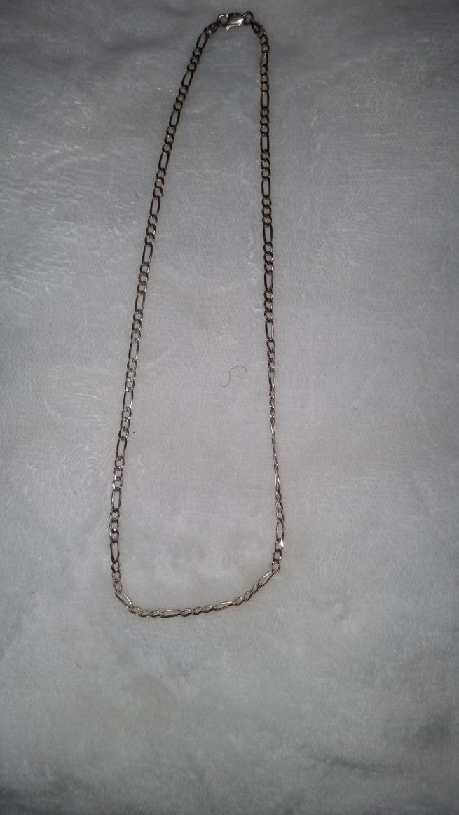 Silver Figaro Chain