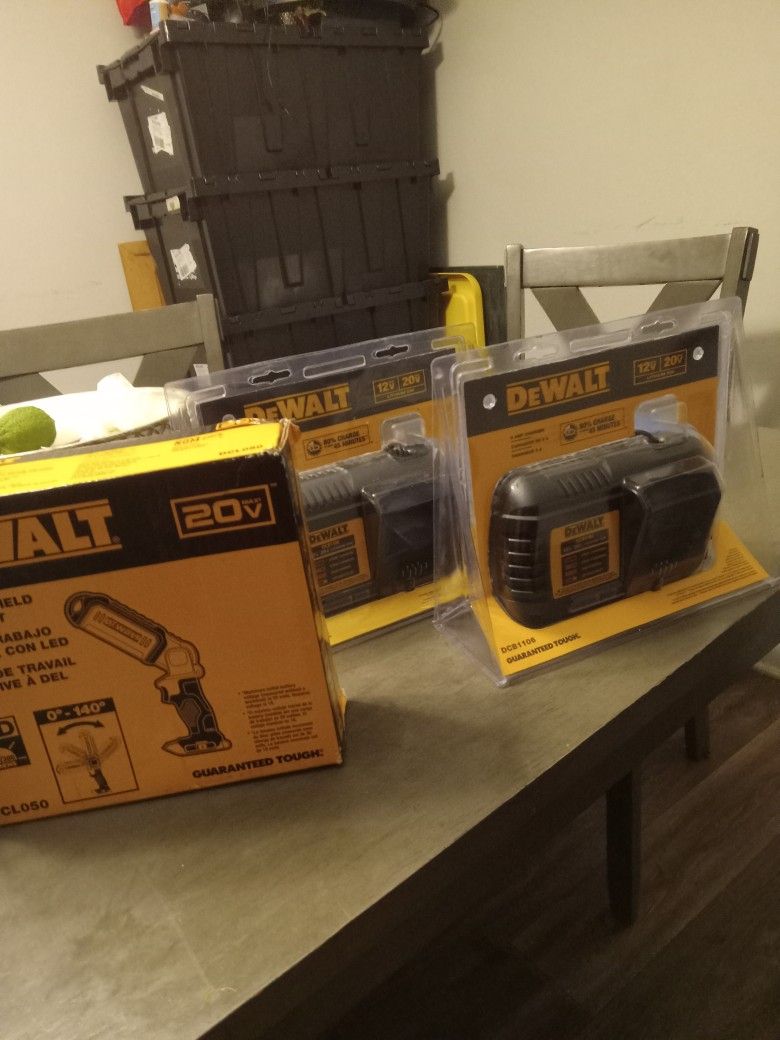 Three Brand New Dewalt Items