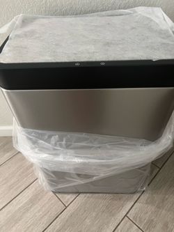 NEW KOHLER 13-Gallon Touchless Stainless Steel Trash Can