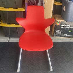 Modern Sculpted Red Chair – Contemporary / Designer Style