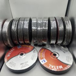 MERCER #620180 DEPRESSED CENTER METAL GRINDING WHEELS NEW! LOT OF 60  9"X1/4"