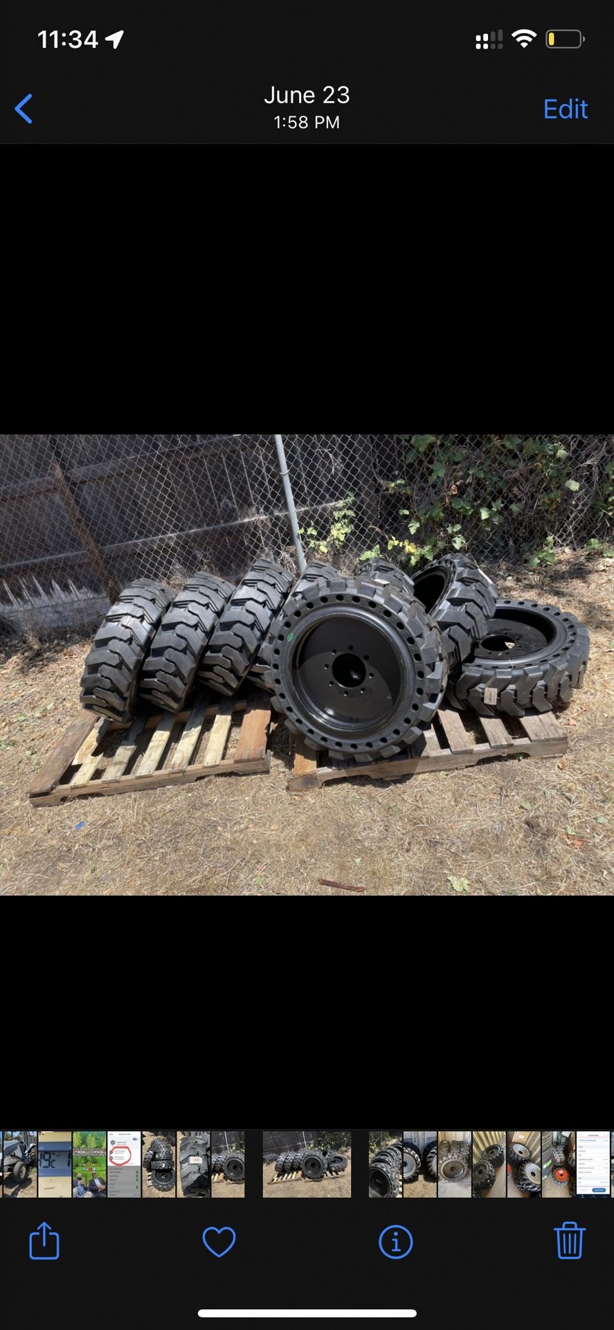 Solid Tires Bobcat/ Loader 