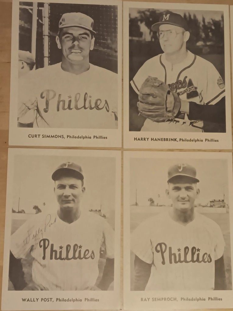 1959 Phillies Team Pictures/autographs