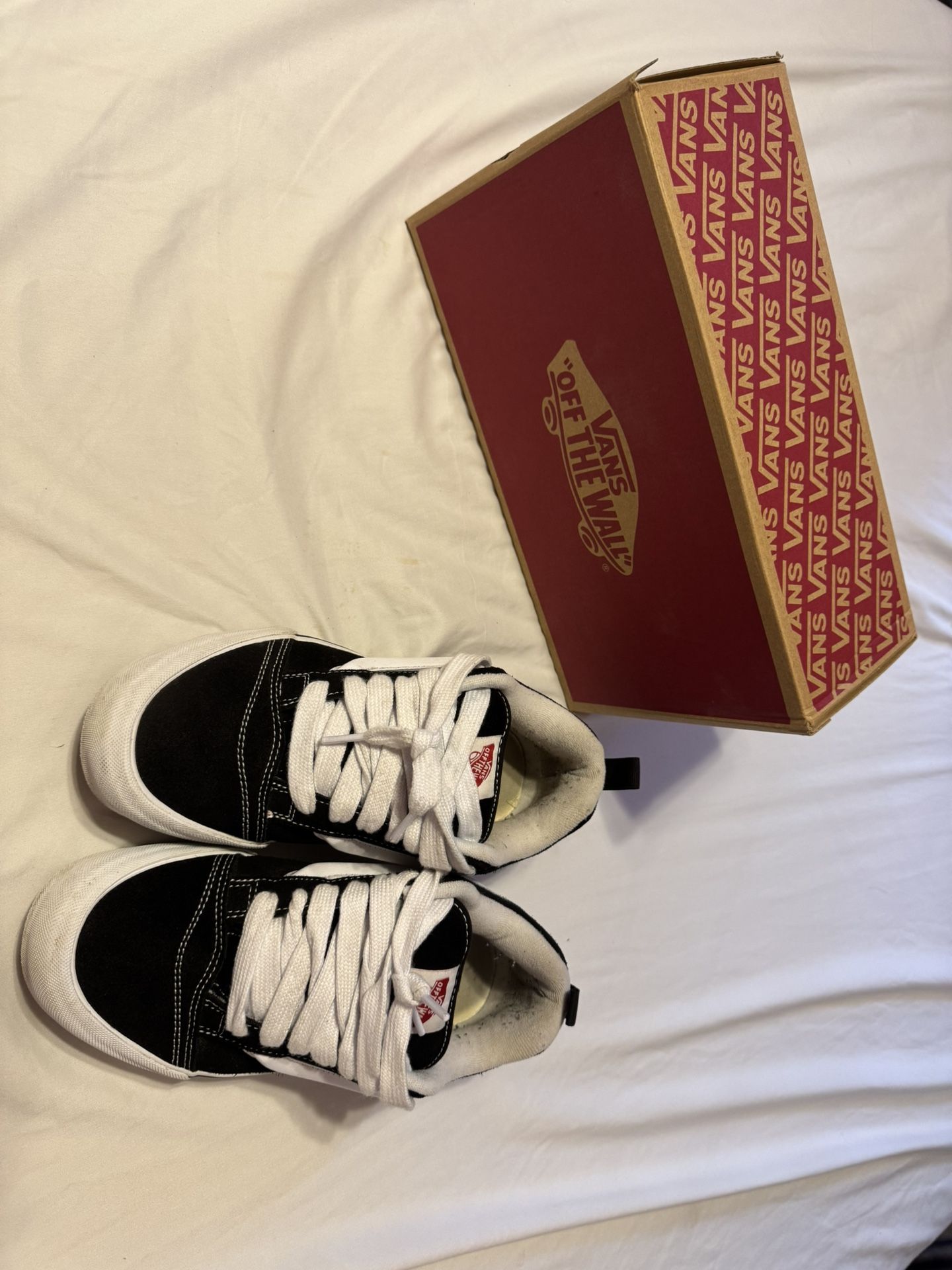 Knu Skool Vans, Lightly Worn, Size 9, With Box