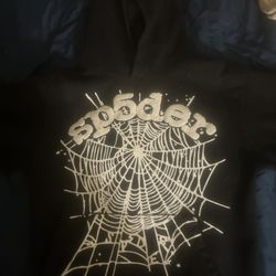 Sp5der Hoodie Black And White 