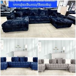 Fabric Livingroom Furniture Sectional Couches Sofa Only $49 Down No Credit Needed 