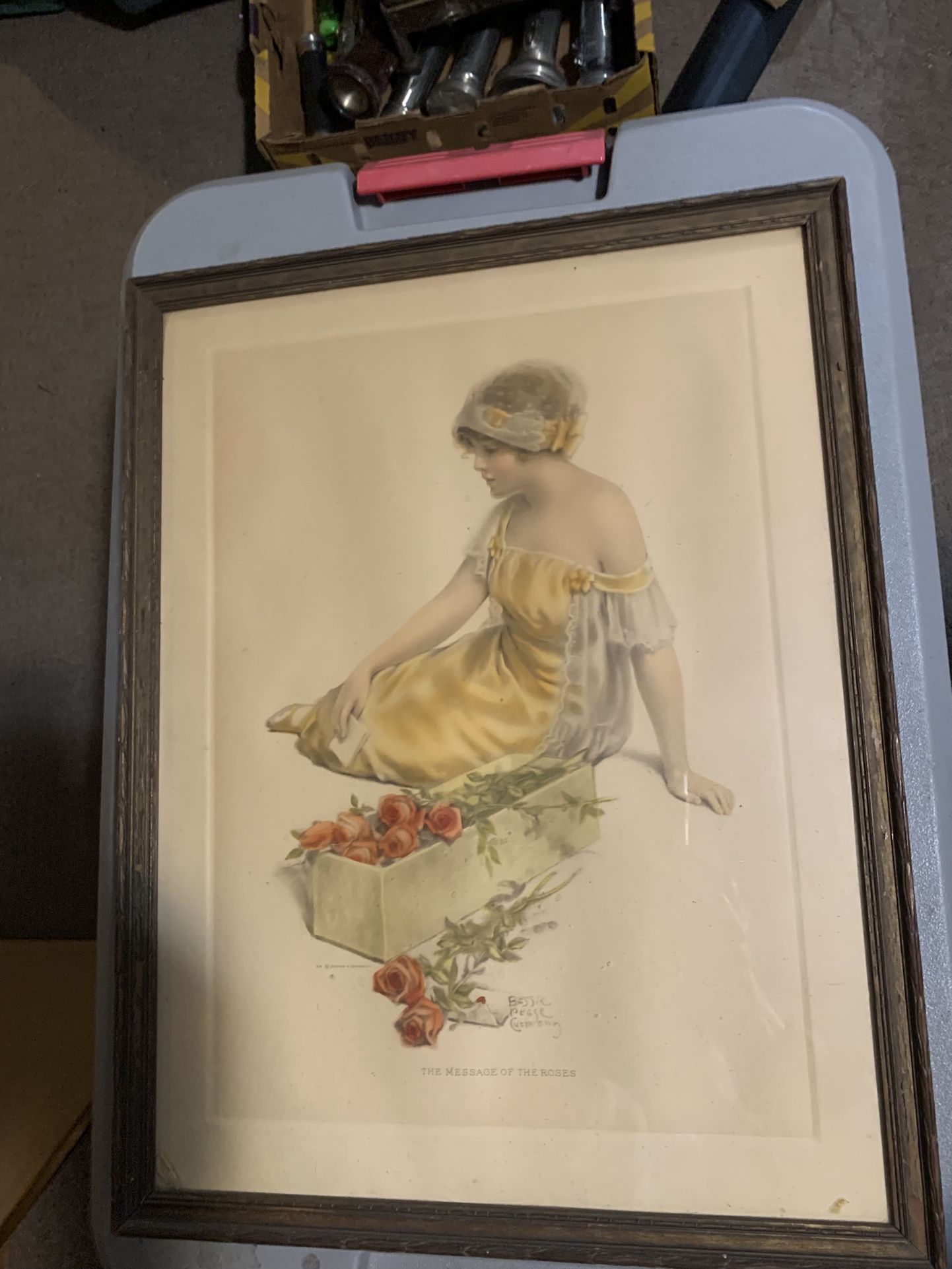 Framed Bessie Pease Gutmann Print