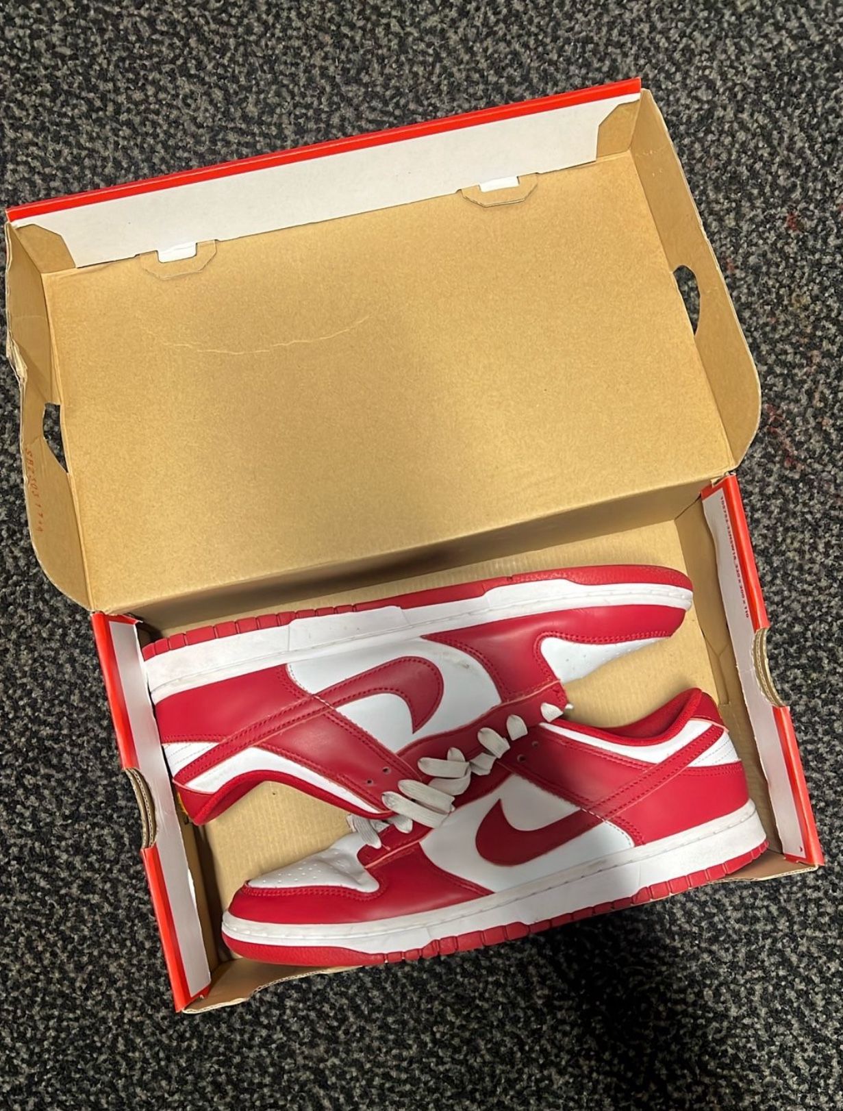Slightly Worn Red Dunks
