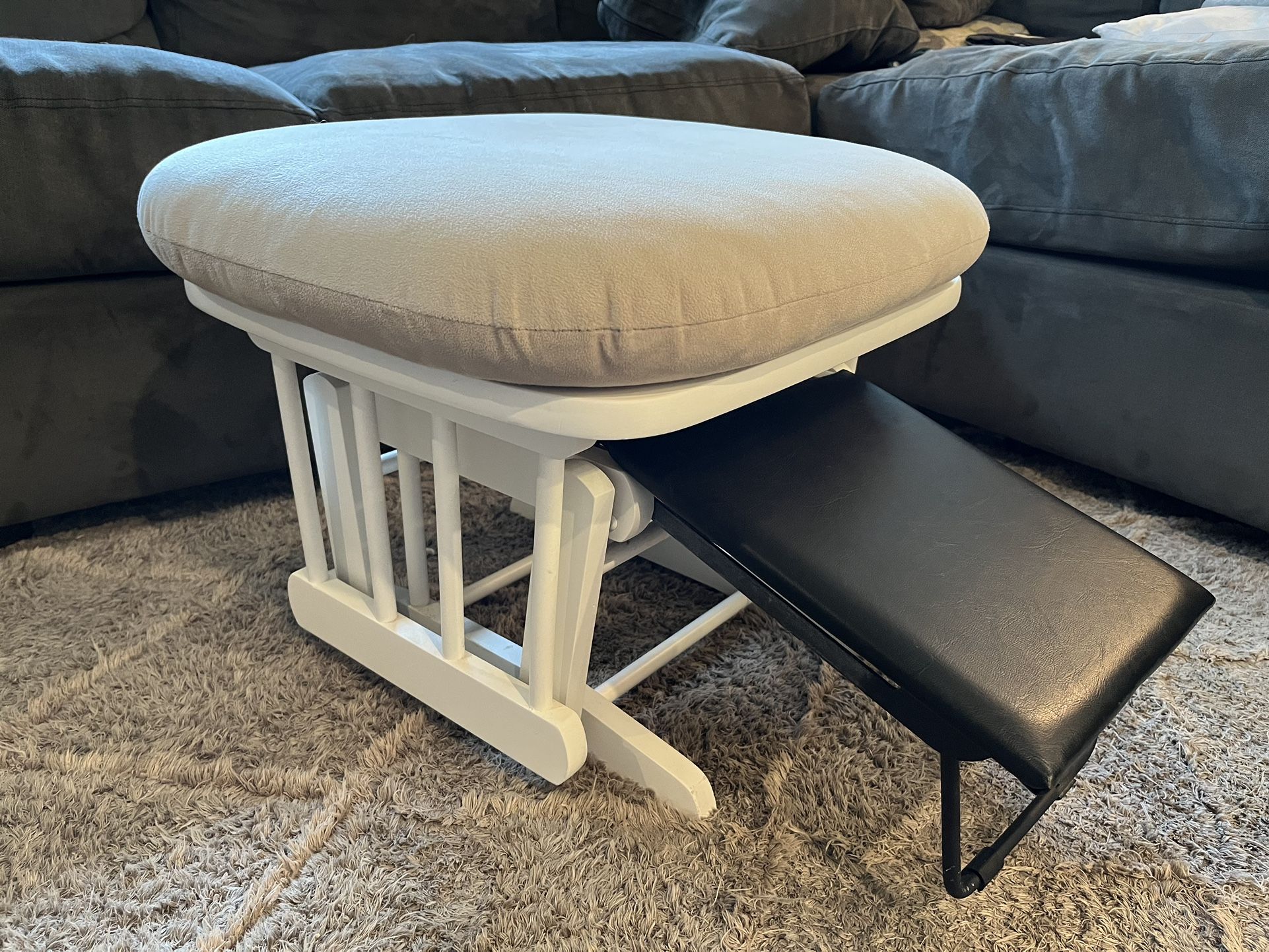 Glider Ottoman With Foot Rest