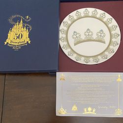 Disneyland 50th Anniversary China Plate Set 1-6 COMPLETE w/ COA Kimberly Irvine