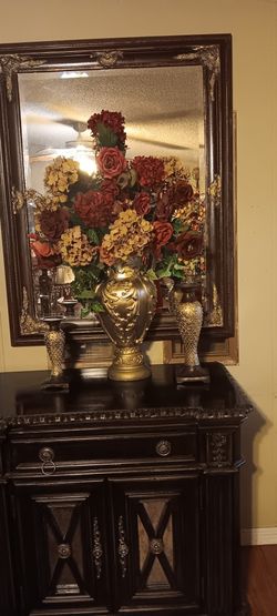 Espejo Grande Y Florero