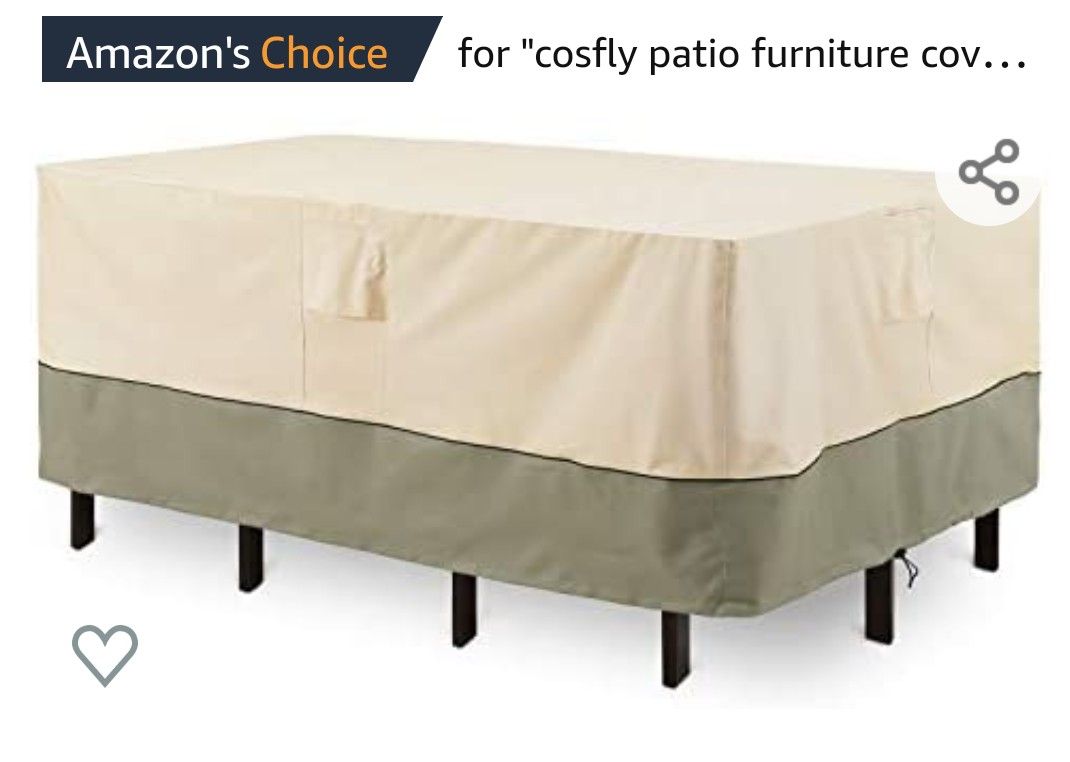 Patio furniture cover