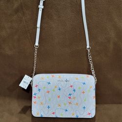 Michael Kors JET SET Airplane Print Crossbody Bag - NEW! 🔥🔥