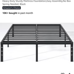 Queen Size Metal Bed Frame 