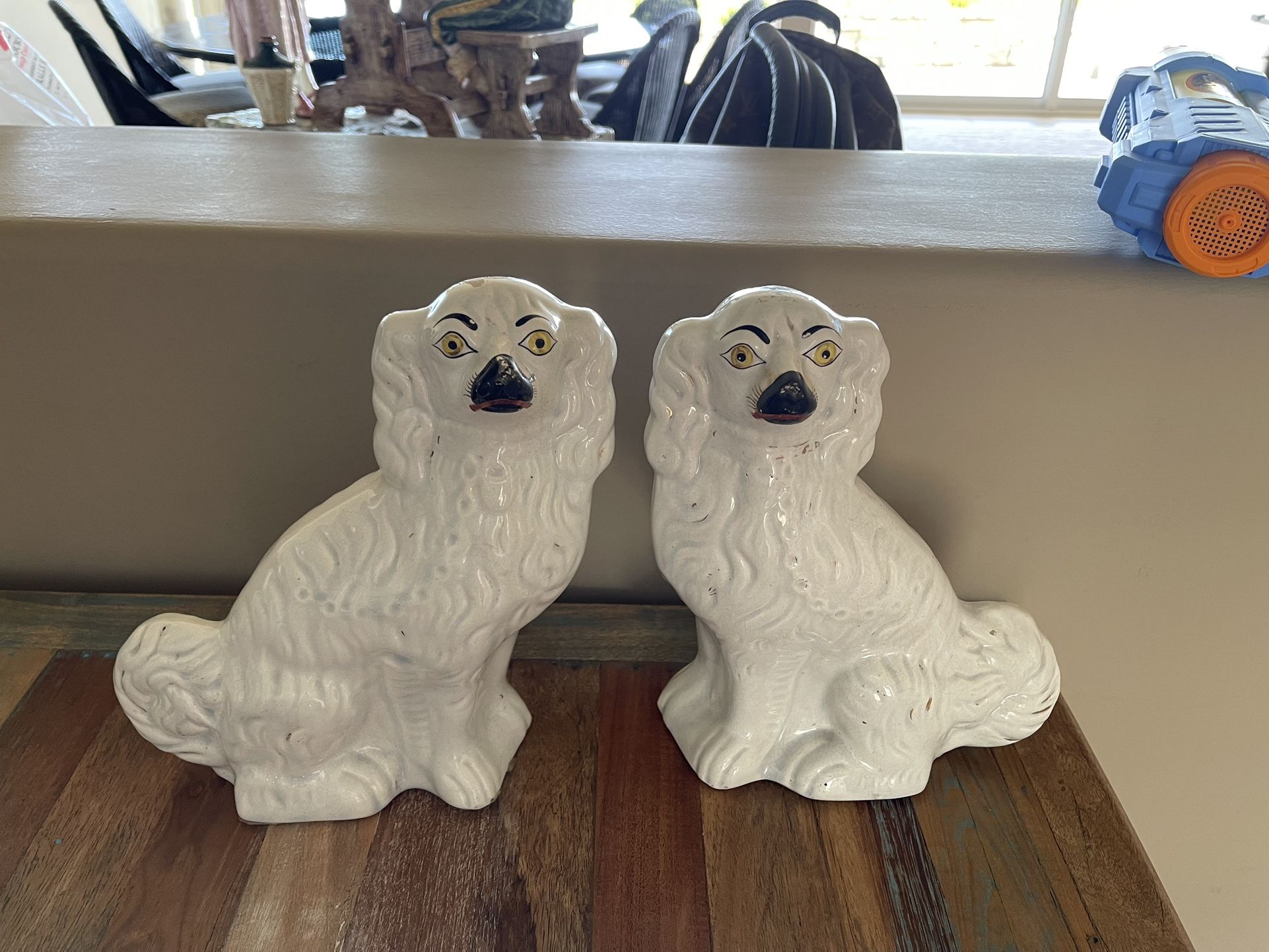 Antique Staffordshire Dogs (pair)Spaniels
