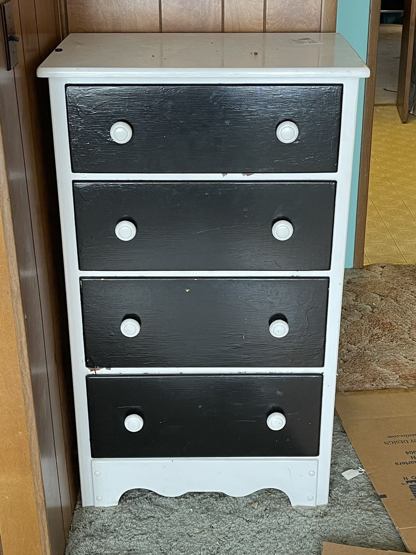 2 Pc Mid-Century Dresser Set