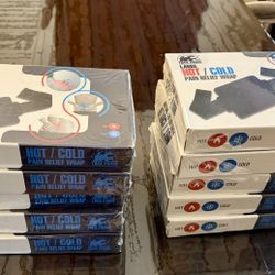 10x Brand New Hot & Cold Pain Relief Wraps – Sealed