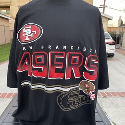 Black San Francisco 49ers Men's T-Shirt