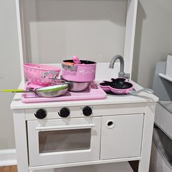 Kids Kitchen With Some Dishes