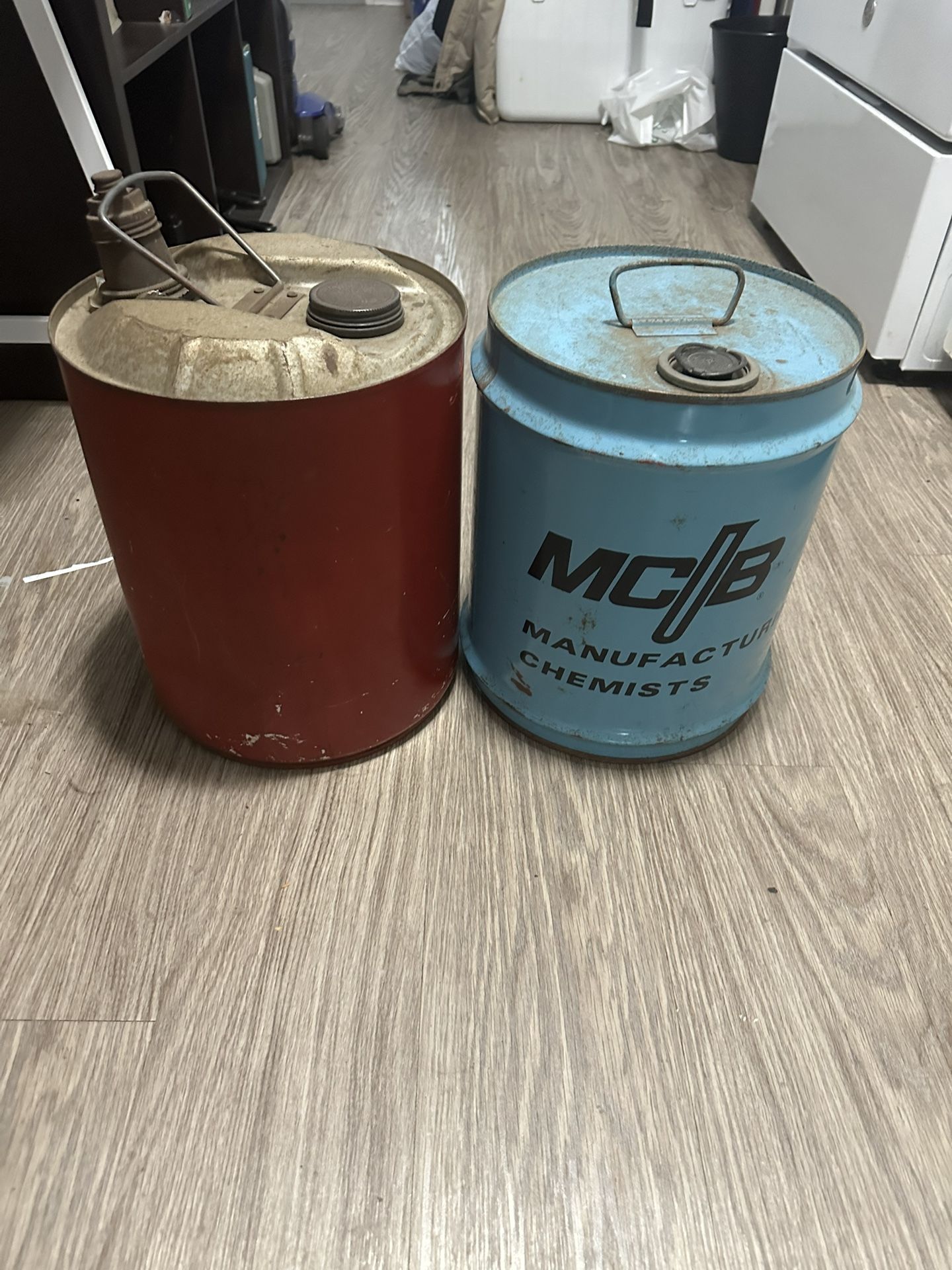 Vintage Gas And kerosene Containers 