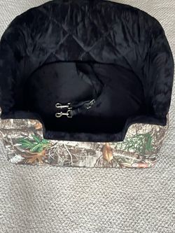 Dog Car Seat Camo and Black