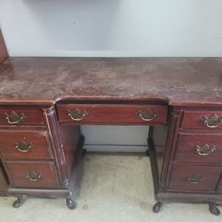 Old Mahogany Desk