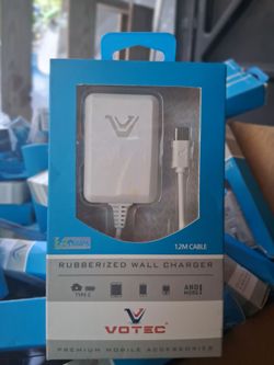 TYPE C & MICRO USB Car and wall chargers