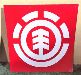 Vintage Element Skateboards Metal Sign 22in