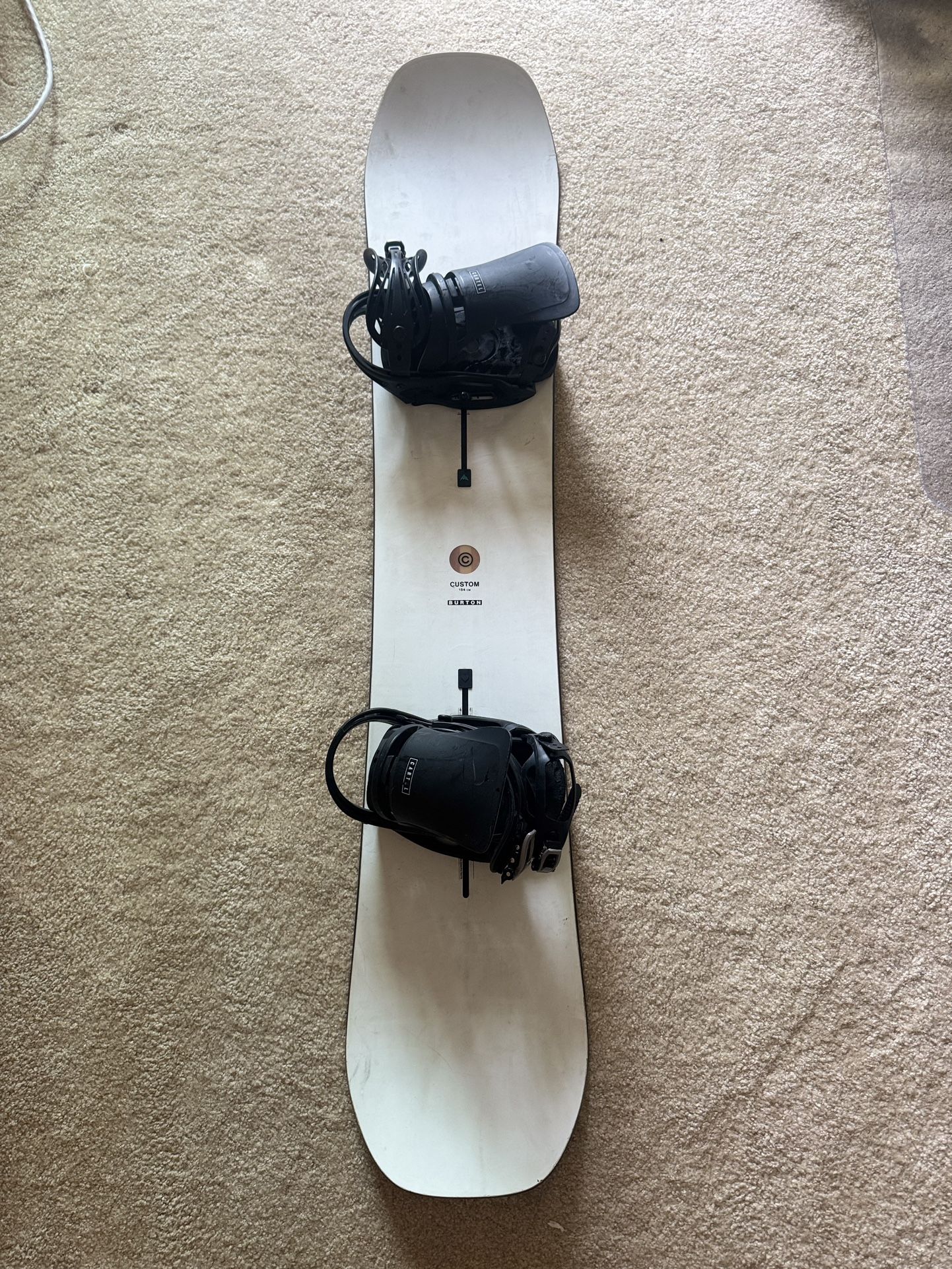 Burton Custom Camber Snowboard 154cm + Cartel Binding