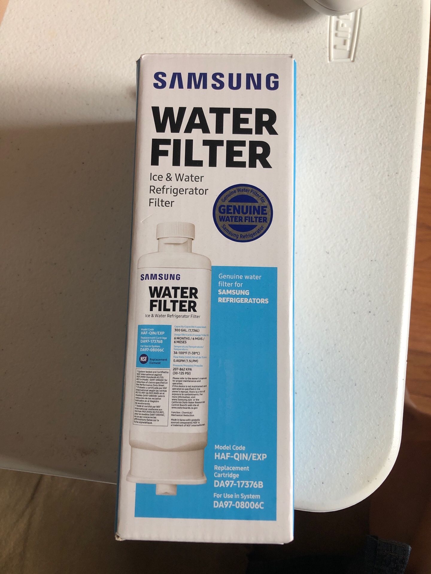 Samsung water filter