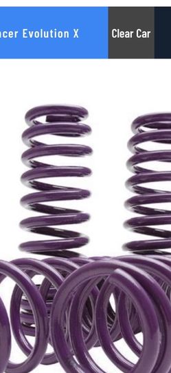 Evo X Lowering Springs