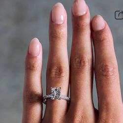 Emerald Cut Diamond Ring