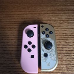 Nintendo Switch Joy-Con Pair - Pastel Pink & Zelda Tears Of The Kingdom 