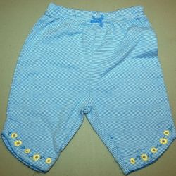 Carter's Girls 3M Blue & White Pants