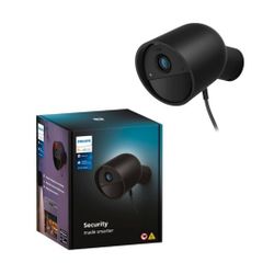 PHILIPS Hue Secure Wired Smart Home Security Camera (Black)

