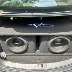Dual 12s Skar Audio (2400W) With Nemesis Audio 3K AMP