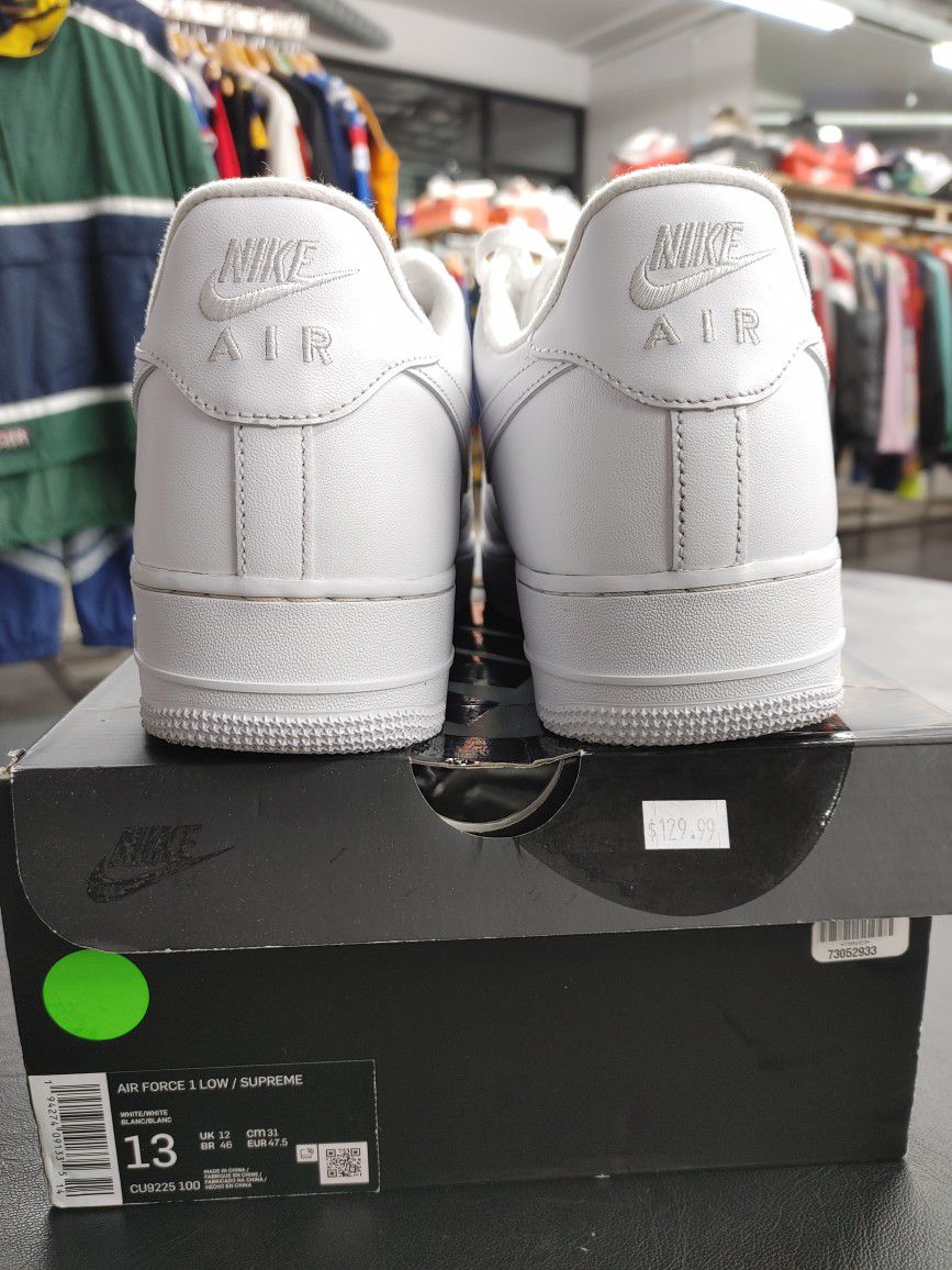 Nike Air Force 1 'Supreme Triple White