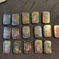 Pokemon Prismatic Evolutions Mini Tins